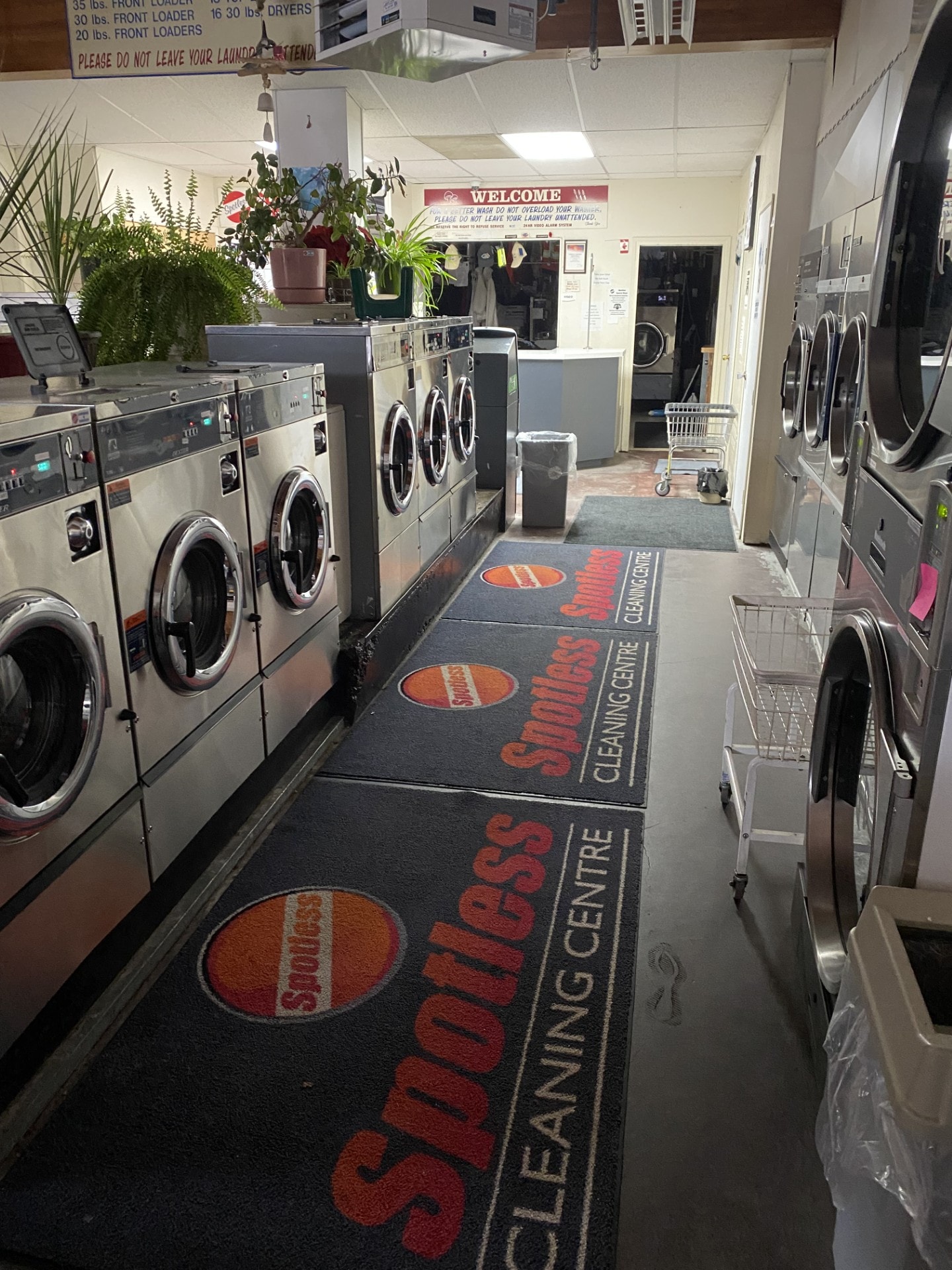 Spotless Cleaning Centre — large front-load washers and dryers